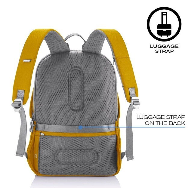XD DESIGN ANTI-THEFT BACKPACK BOBBY SOFT YELLOW P/N: P705.798 12