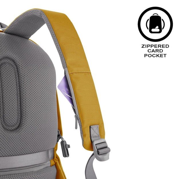 XD DESIGN ANTI-THEFT BACKPACK BOBBY SOFT YELLOW P/N: P705.798 7
