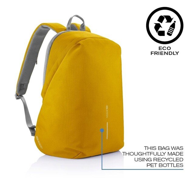 XD DESIGN ANTI-THEFT BACKPACK BOBBY SOFT YELLOW P/N: P705.798 13