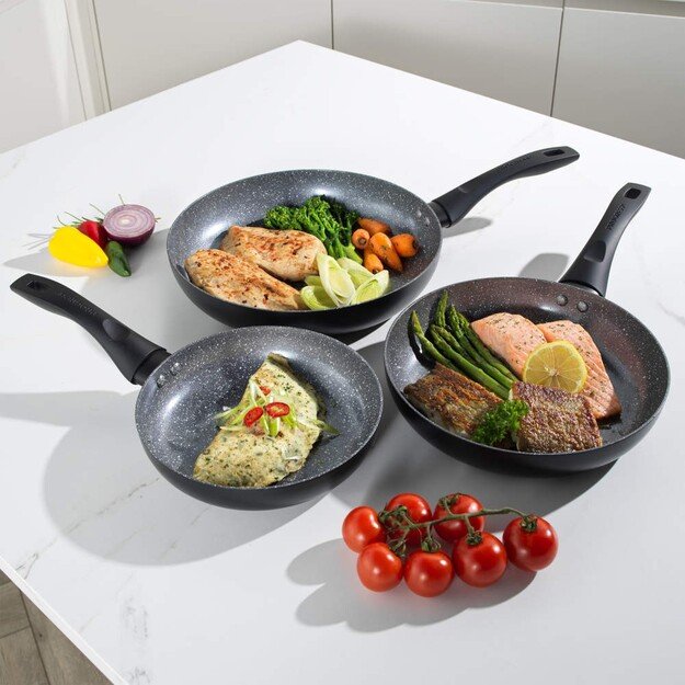 Progress BW12901EU7 Marble Ceramic 20cm Stir-Fry Pan