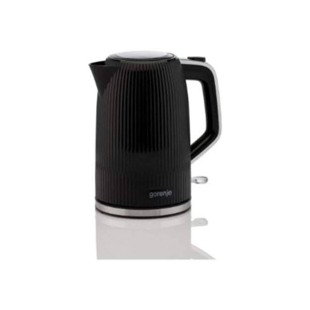 Gorenje K17DPB | Kettle | Electric | 1.7 L | 2200 W | Plastic/Stainless steel | 360&deg; rotational base | Black