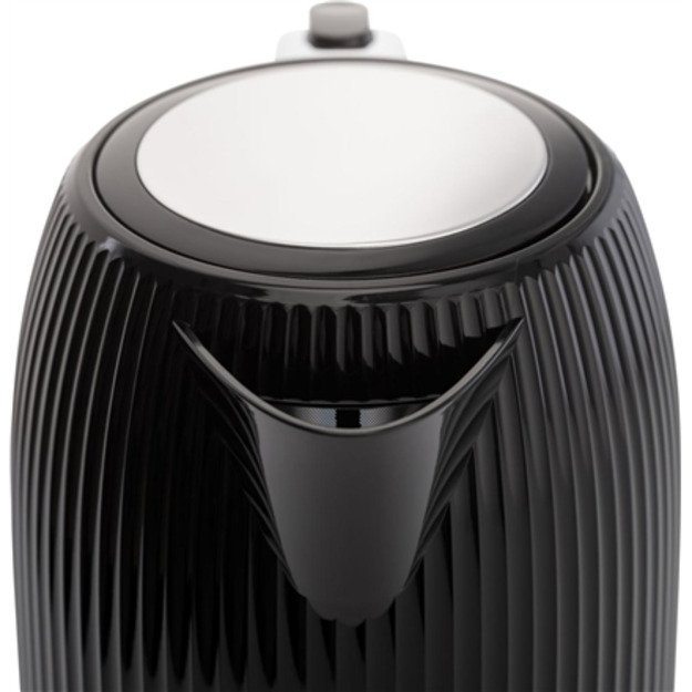 Gorenje K17DPB | Kettle | Electric | 1.7 L | 2200 W | Plastic/Stainless steel | 360&deg; rotational base | Black