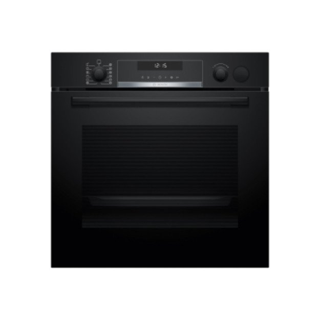 Bosch Oven | HRG578BB7 | 71 L | Electric | Pyrolysis | Knobs | Steam function | Height 59.5 cm | Width 59.4 cm | Black