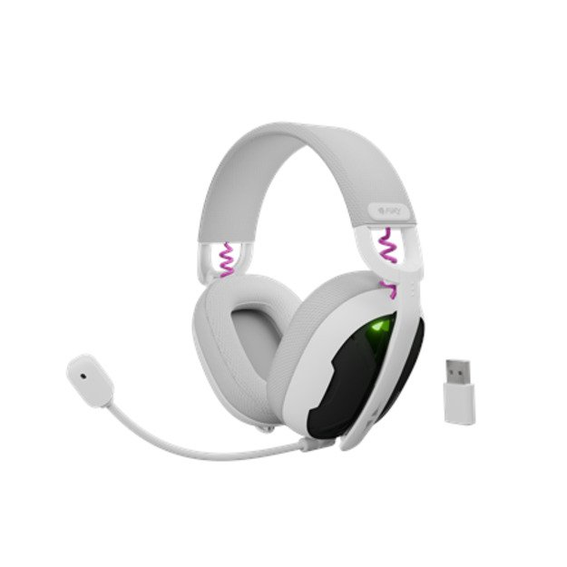 Genesis Fury Fukya F6 Gaming Headset with Microphone, White
