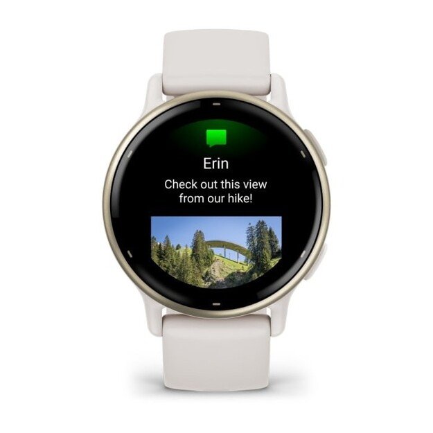 Garmin Vivoactive 5 3.05 cm (1.2 ) AMOLED Digital 390 x 390 pixels Touchscreen White Wi-Fi GPS (satellite) 7
