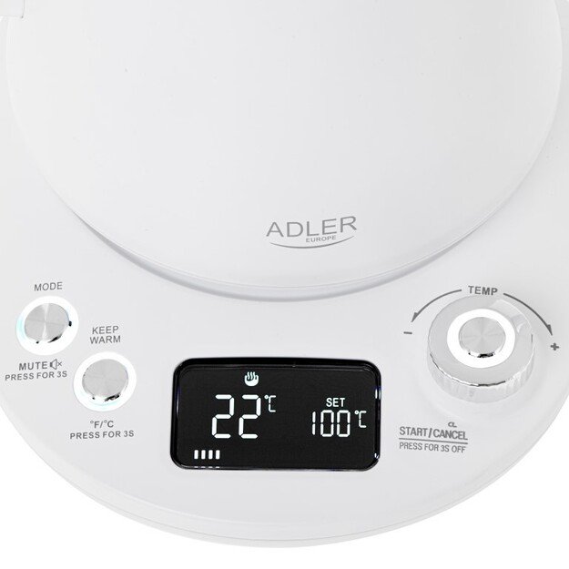 El. virdulys1,0L su temp. reg.  ADLER AD-1349W 2