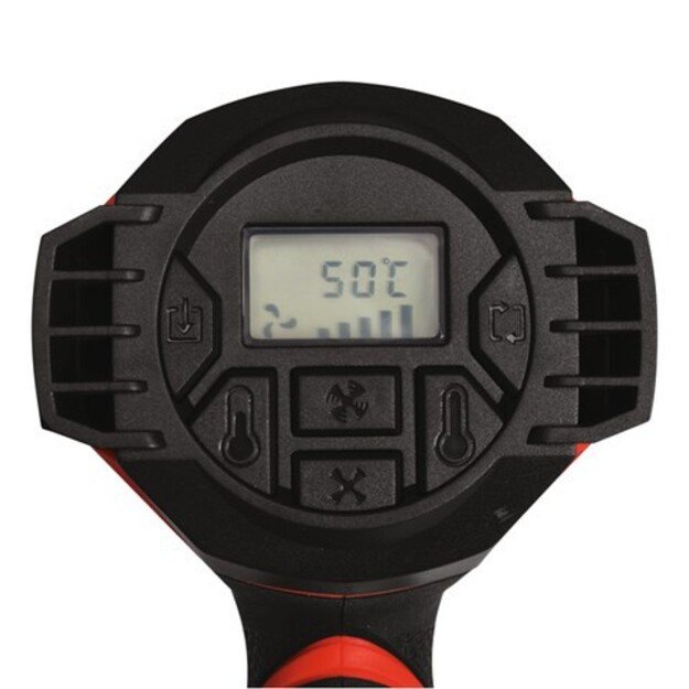 YATO HEAT GUN 1600W 50-650C 2GEARS LCD +MEMORY