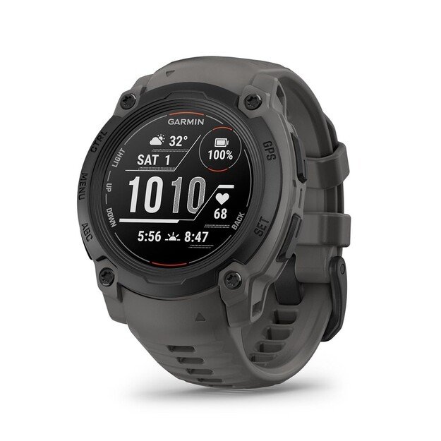 Garmin Instinct E 2.18 cm (0.86 ) MIP 40 mm Digital 166 x 166 pixels Black GPS (satellite)