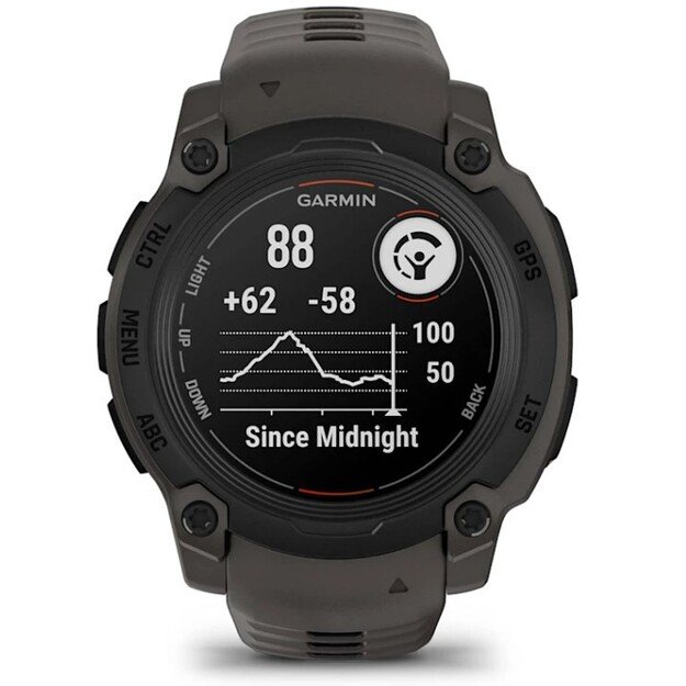 Garmin Instinct E 2.18 cm (0.86 ) MIP 40 mm Digital 166 x 166 pixels Black GPS (satellite)