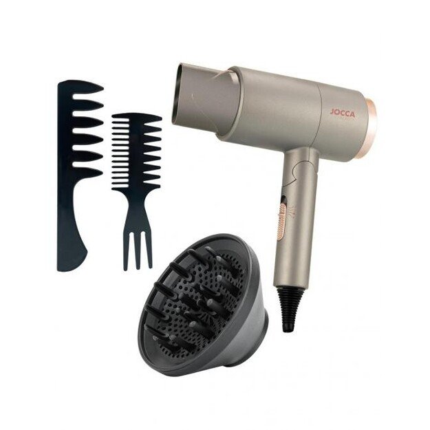 Sulankstomas plaukų džiiovintuvas Jocca 2317 sidabrinės/ rožinės spalvos 2