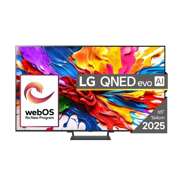 LG QNED evo AI 65QNED93A6A TV 165.1 cm (65 ) 4K Ultra HD Smart TV Wi-Fi Black