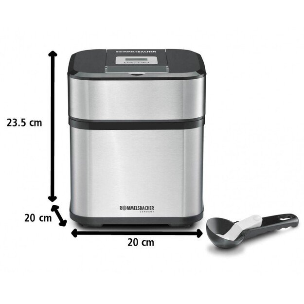Ice Cream Maker Rommelsbacher IM 12 silver