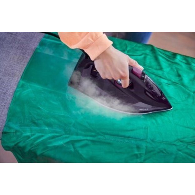 Philips 7061 series DST 30 HV black and purple steam iron