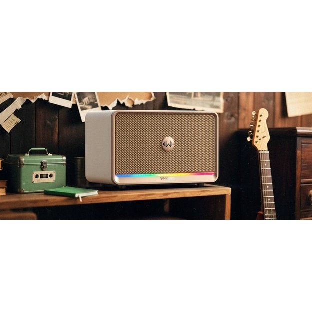 Belaidė &bdquo;Bluetooth&ldquo; kolonėlė W-KING H330, kreminė
