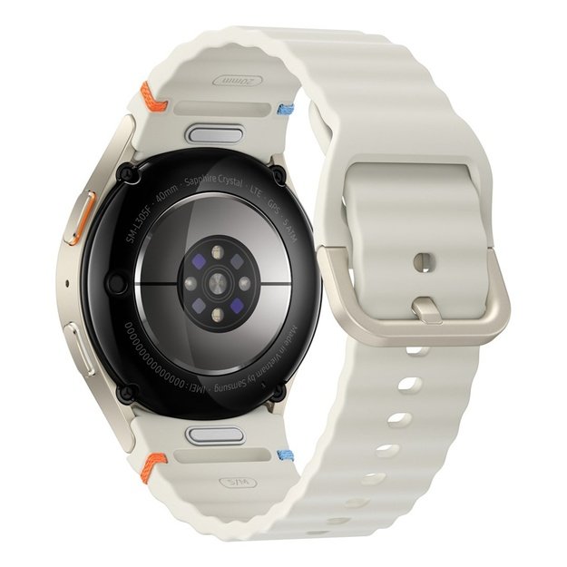 Samsung Galaxy Watch7 3.3 cm (1.3 ) AMOLED 40 mm Digital 432 x 432 pixels Touchscreen 4G Cream Wi-Fi GPS (satellite)