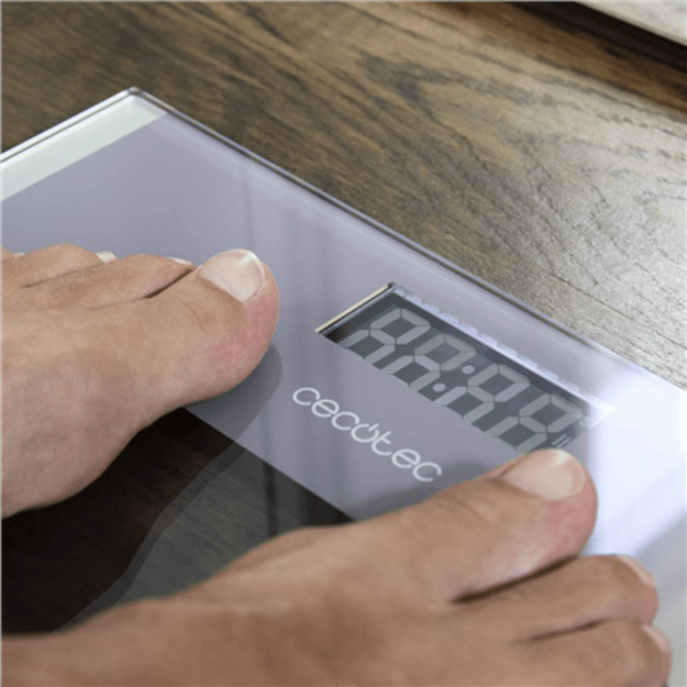 Cecotec Bathroom Scales | Surface Precision Healthy | Maximum weight (capacity) 180 | Grey/Transparent