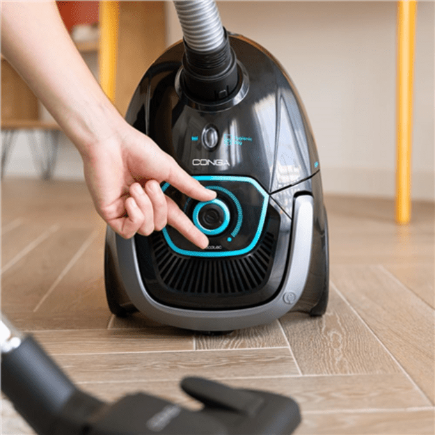 Cecotec Vacuum cleaner | Conga Powerbag 2500 Plus | Bagged | Dust capacity 2.5 L | Power 850 W | Black
