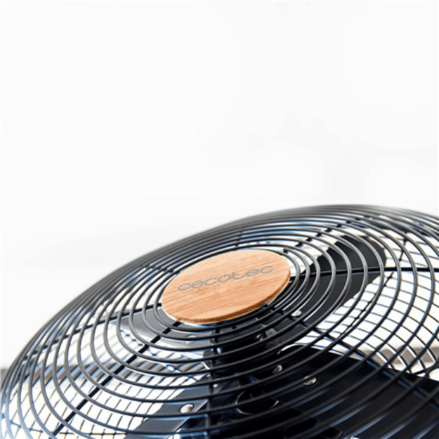 Cecotec EnergySilence 600 WoodDesk | Desktop Fan | Table Fan | 40 W | Diameter 30 cm | Number of speeds 3 | Oscillation | Beige