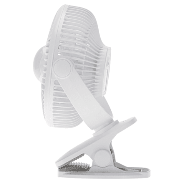 Adler Rechargeable fan with clip | AD 7335 | Table Fan | 6 W | Diameter 12.7 cm | Number of speeds 3 | Oscillation | White