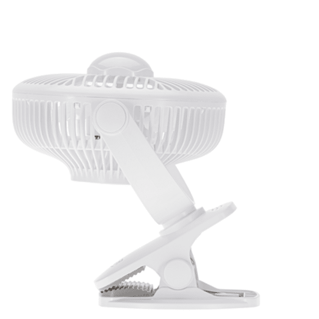 Adler Rechargeable fan with clip | AD 7335 | Table Fan | 6 W | Diameter 12.7 cm | Number of speeds 3 | Oscillation | White