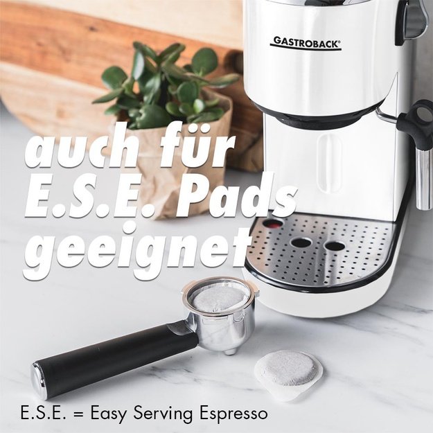 Gastroback 42717 Design Espresso Piccolo white
