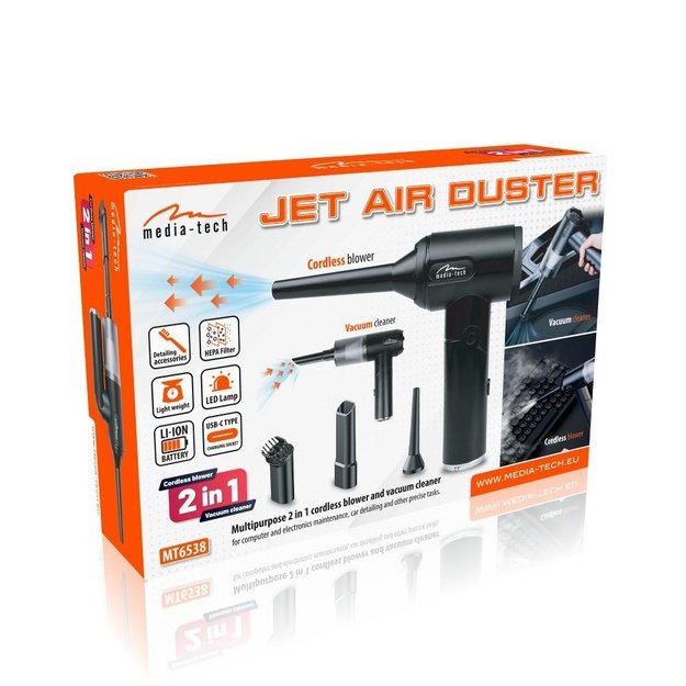 Wireless 2-in-1 air blower JET AIR DUSTER MT6538