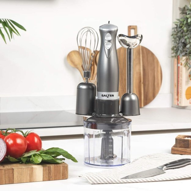 Salter EK2827GUNMETALFVDE  Cosmos 3 in 1  Blender Set