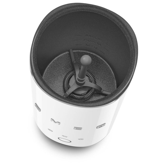 &bdquo;Smeg&ldquo; pieno plakiklis MFF02WHEU, 3 funkcijos, nelimpantis, 500 W, baltas