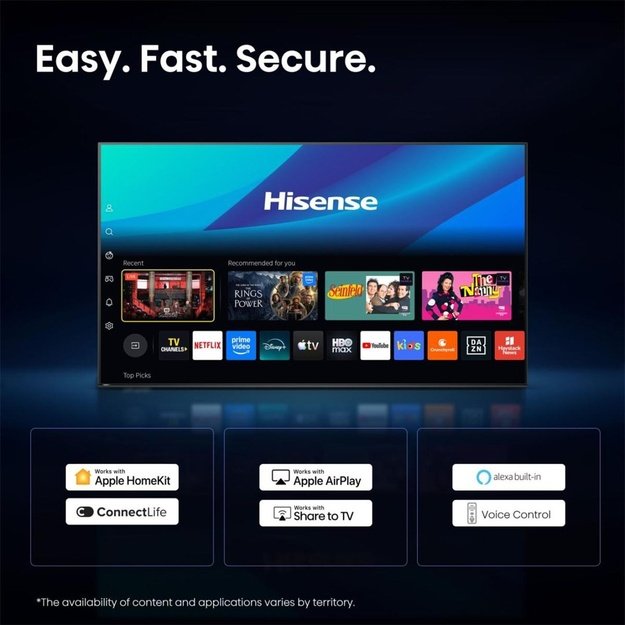 TV HISENSE UHD SMART 43A6S