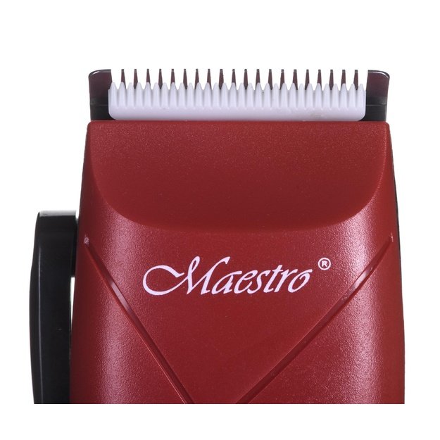 Plaukų kirpimo ma&scaron;inėlė MAESTRO MR-654C raudona