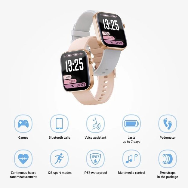 LAMAX BCool2 Plus Rose Gold Smartwatch