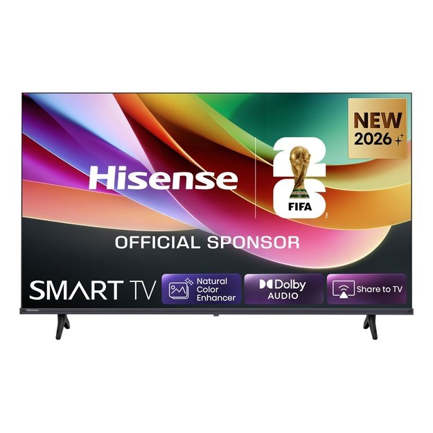 Hisense 40A4S 101.6 cm (40 ) Full HD Smart TV Wi-Fi Black 200 cd/m&sup2;