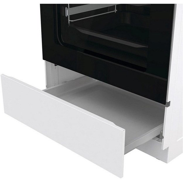 Gorenje GKS6C71WF Freestanding cooker with oven White