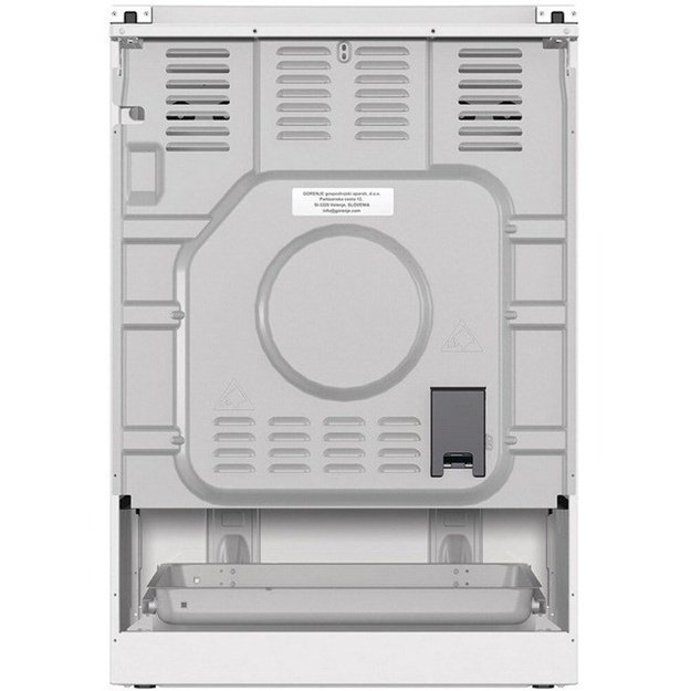 Gorenje GKS6C71WF Freestanding cooker with oven White