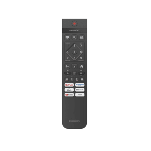 Philips | LED 4K Ambilight TV | 55PUS8001/12 | 55 | Smart TV | TITAN OS | UHD | Black