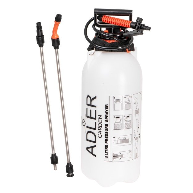 Manual pressure sprayer ADLER AD 6809 - 8L