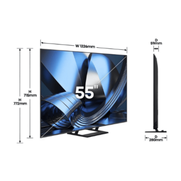 Hisense 55U7SE 55  (139 cm) UHD MiniLED Smart TV | Hisense