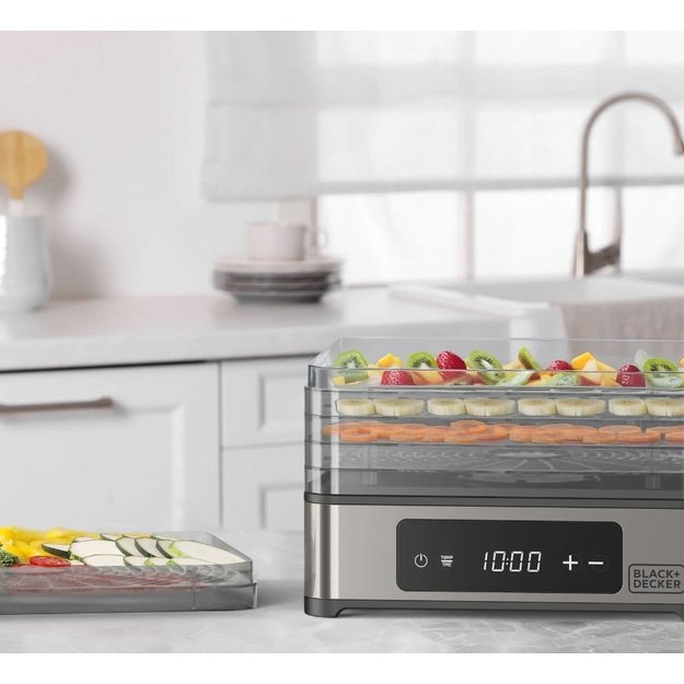 Black+Decker BXDE401E Fruit, Mushroom and Vegetable Dehydrator