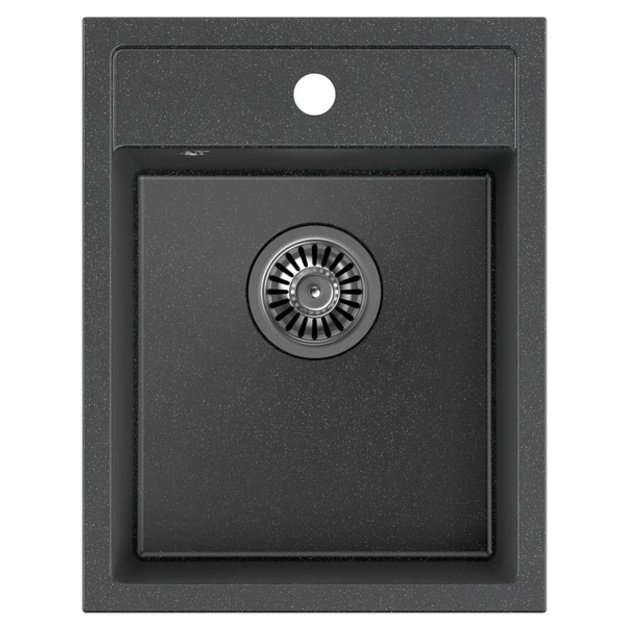Virtuvinė plautuvė Quadron JOHNNY 90 HCQJ3950CZK, juoda