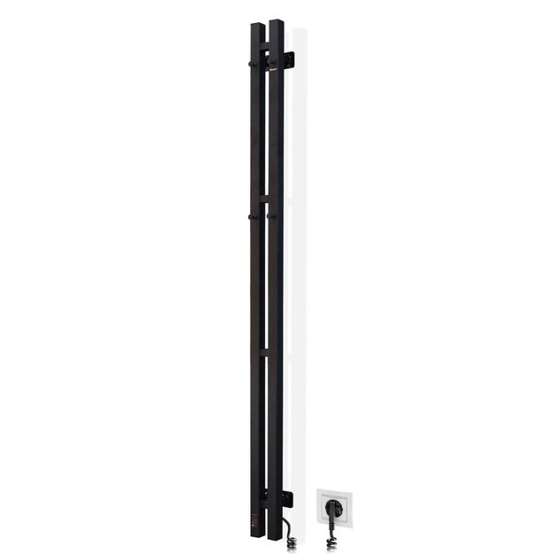 El.rank&scaron;luosčių džiovintuvas Siluet Quadro 90*1500 Sensor de&scaron;inė juodas 12-234053-0915