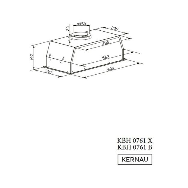 Gartraukis Kernau KBH 0761 X