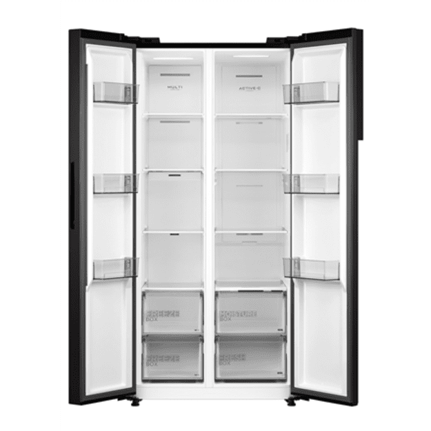 Midea Refrigerator | MDRS619FIE45 | Energy efficiency class Class E | Free standing | Height 177.5 cm | Side by Side | No Frost 