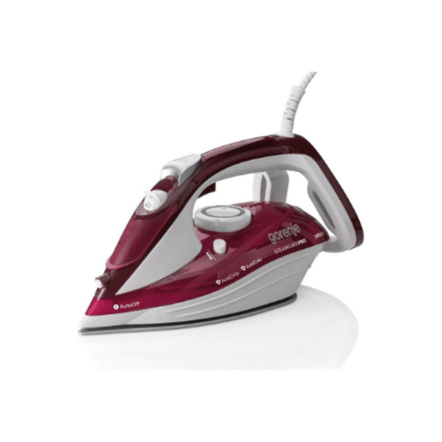 Gorenje | Steam Iron | SIH3000RBC | Steam Iron | 3000 W | Water tank capacity 350 ml | Continuous steam 40 g