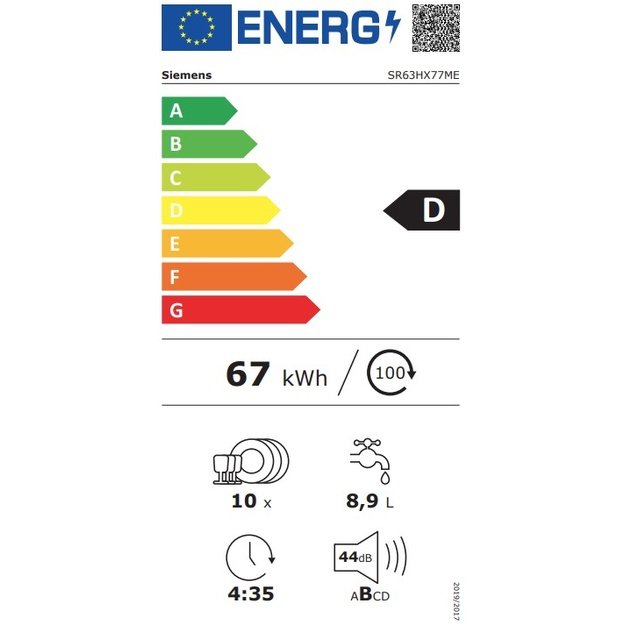 SIEMENS SR63HX77ME