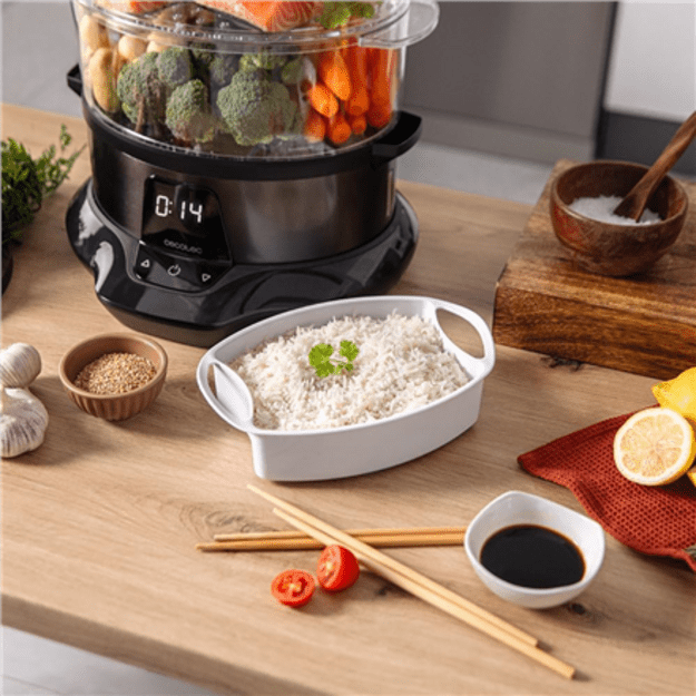 Cecotec Food Steamer | Vapovita 3000 Pro | 1000 W | Number of baskets 3