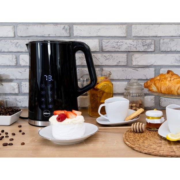 ELDOM CORDLESS KETTLE WITH TEMPERATURE CONTROL C540 JETTY