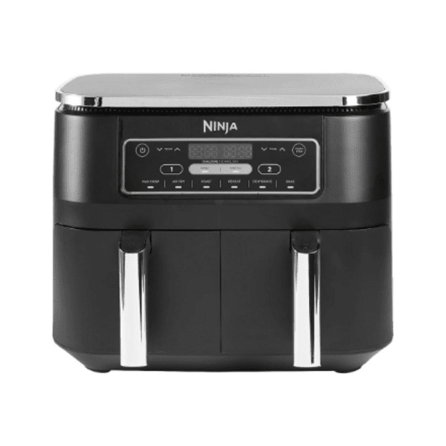 NINJA | Air Fryer | AF300 | Power 1 frying compartment: 1200 W 2 frying compartments: 2400 W W | Capacity 7.6 L | Black
