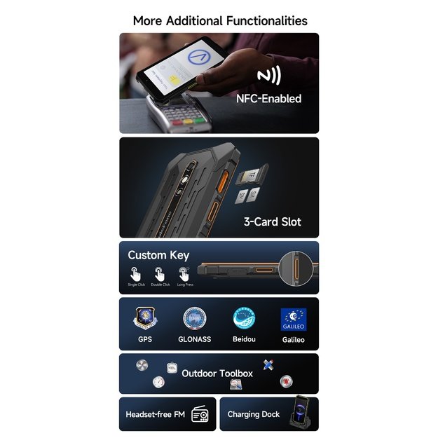 Ulefone RugKing 2 Pro 4G smartphone 4/64GB Black