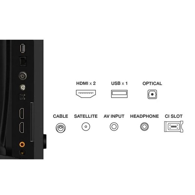 TCL 32V4C TV 81.3 cm (32 ) HD Smart TV Wi-Fi Black