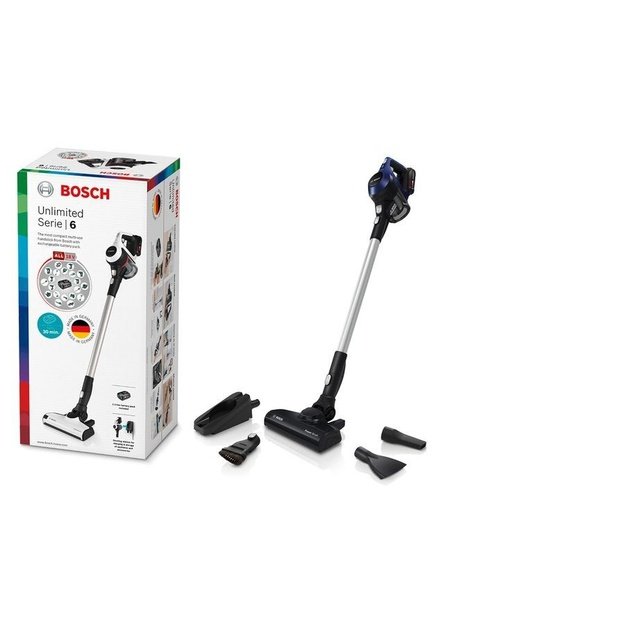 Bosch Serie 6 BBS611MAT stick vacuum/electric broom Bagless 0.3 L Blue
